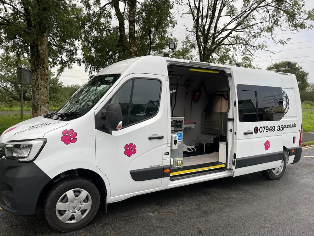 Inside The Grooming Van